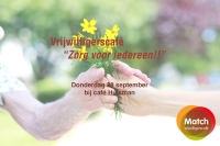 VrijwilligersCafé &quot;Zorg voor iedereen!!&quot;