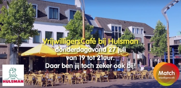 Terugblik VrijwilligersCafé &quot;Vrijwilligers op het plein&quot;